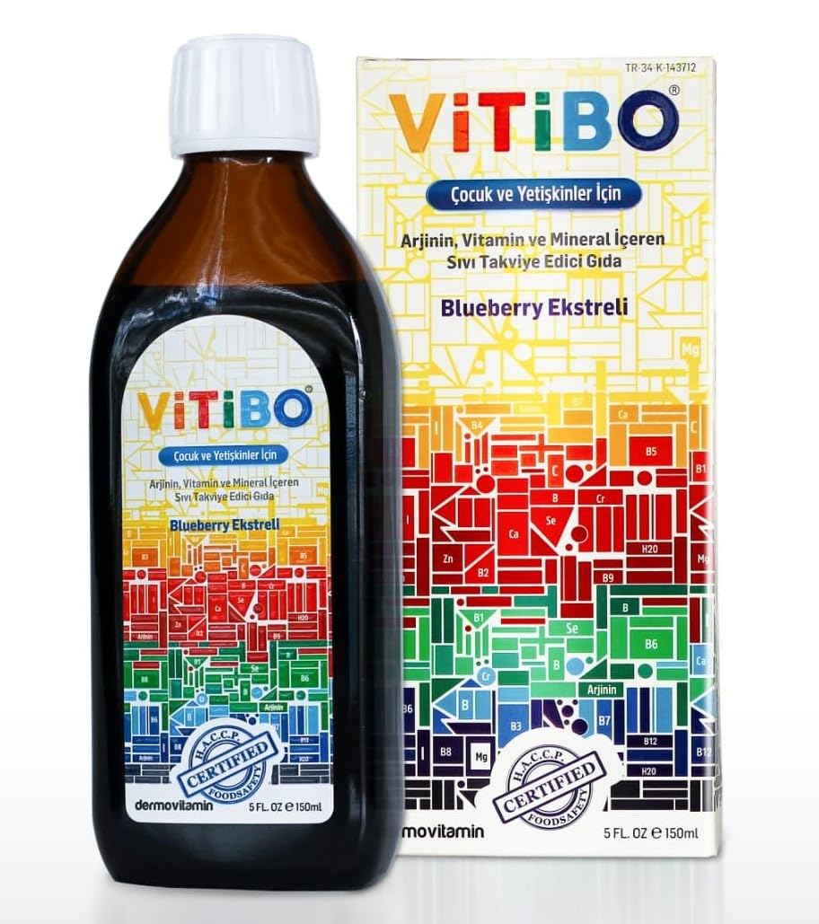 Vitibo Arjinin Vitamin ve Mineral İçeren Çocuk Şurubu 150 ml