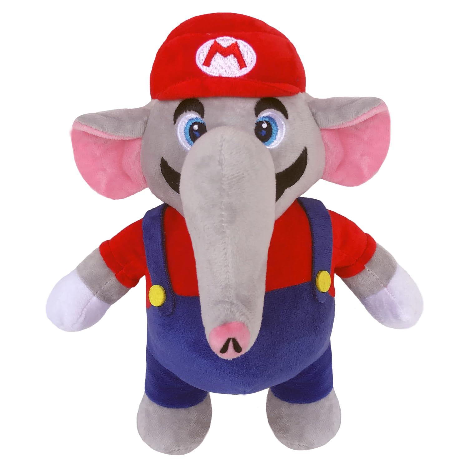 2025 New Red Elephant Plush Toy,Stuffed Animals Soft Merry Cute Cartoon Character Stuffed Doll Christmas Kids Gift (Red Elephant)