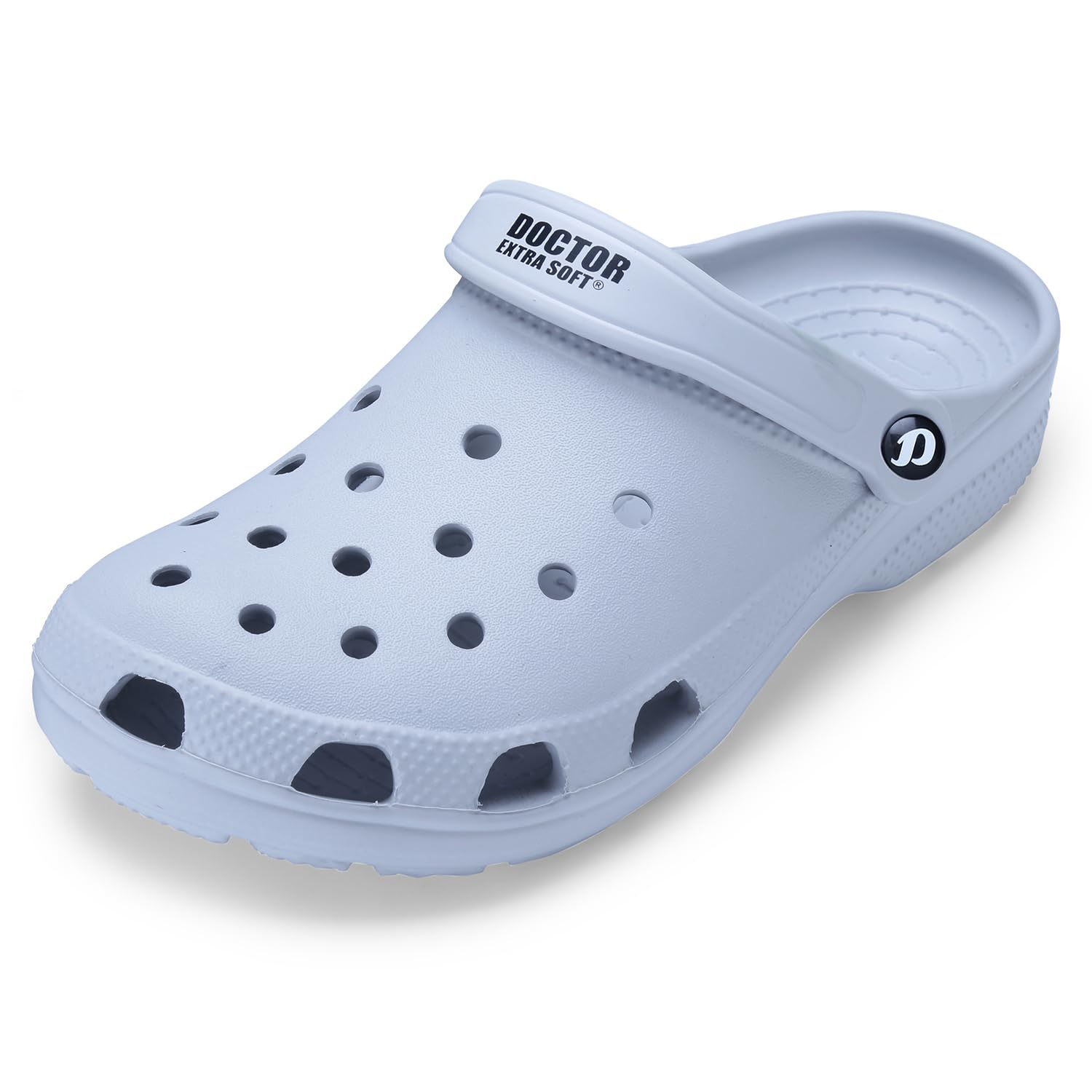 DOCTOR EXTRA SOFTMen's Classic Casual Clogs/Sandals with Adjustable Back Strap for Adult | Comfortable & Light Weight | Stylish & Anti-Skid | Waterproof & Daily Mules for Gents & Boys D-501