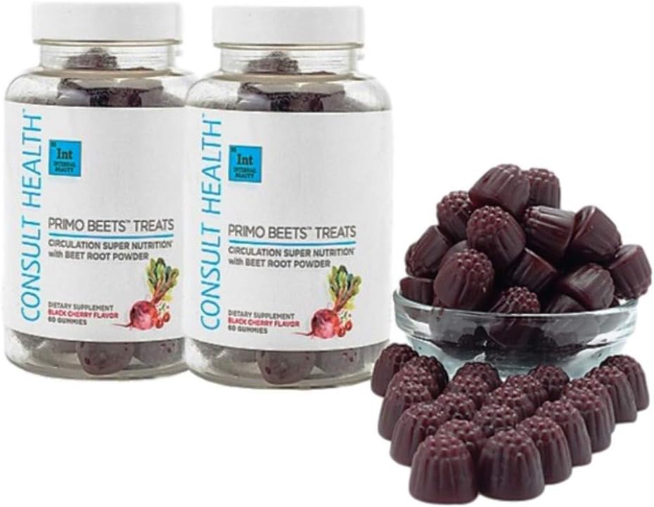 Primo Beets Treats Duo - Circulation Super Nutrition Gummies