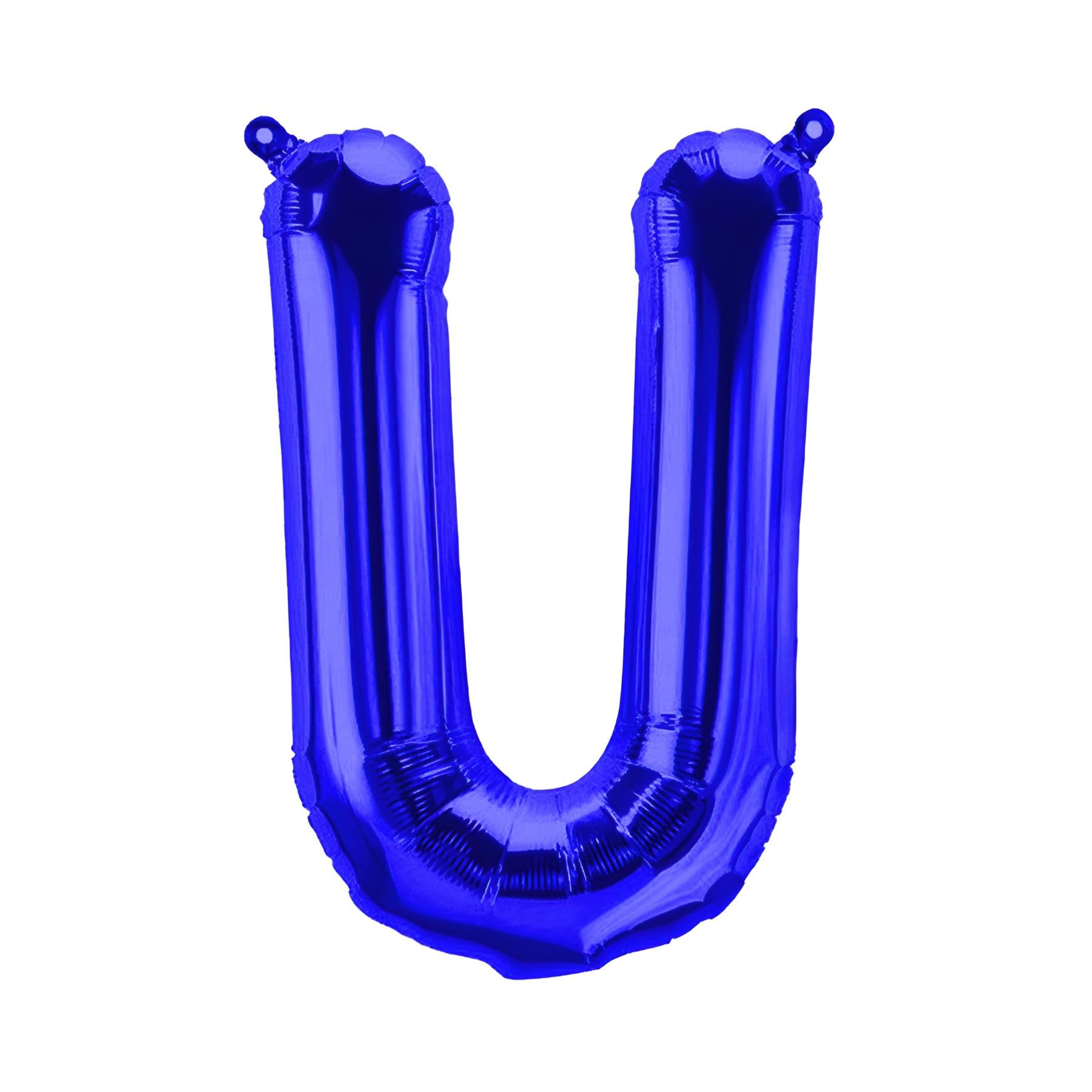 Foil Balloons Letters Blue - 40/80/100 cm for Birthday Wedding Party Decoration Happy Birthday JGA Gift Balloon Graduation Giant Balloon ABI Large XXL Small Mini Pink Boys 40 cm - U)