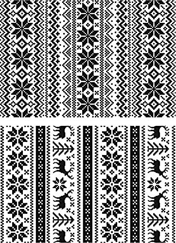 Stampers Anonymous Tim Holtz Cling Rubber Stamp Set, 7 by 8.5, Inch, Holiday Knits