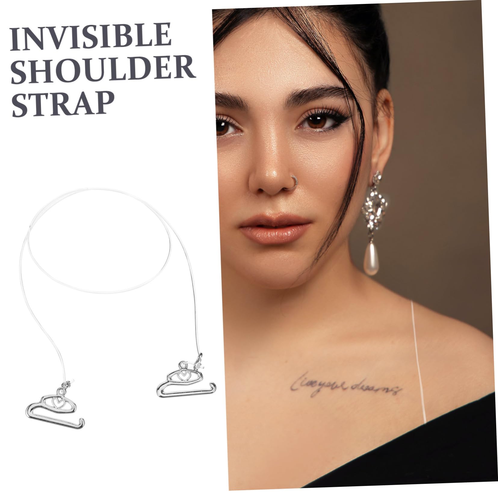 80piezas Tirantes De Sujetador Transparentes y Ajustables Tirantes Para Mujeres Correas Antideslizantes Para Sujetadores y Vestidos Reemplazo Para