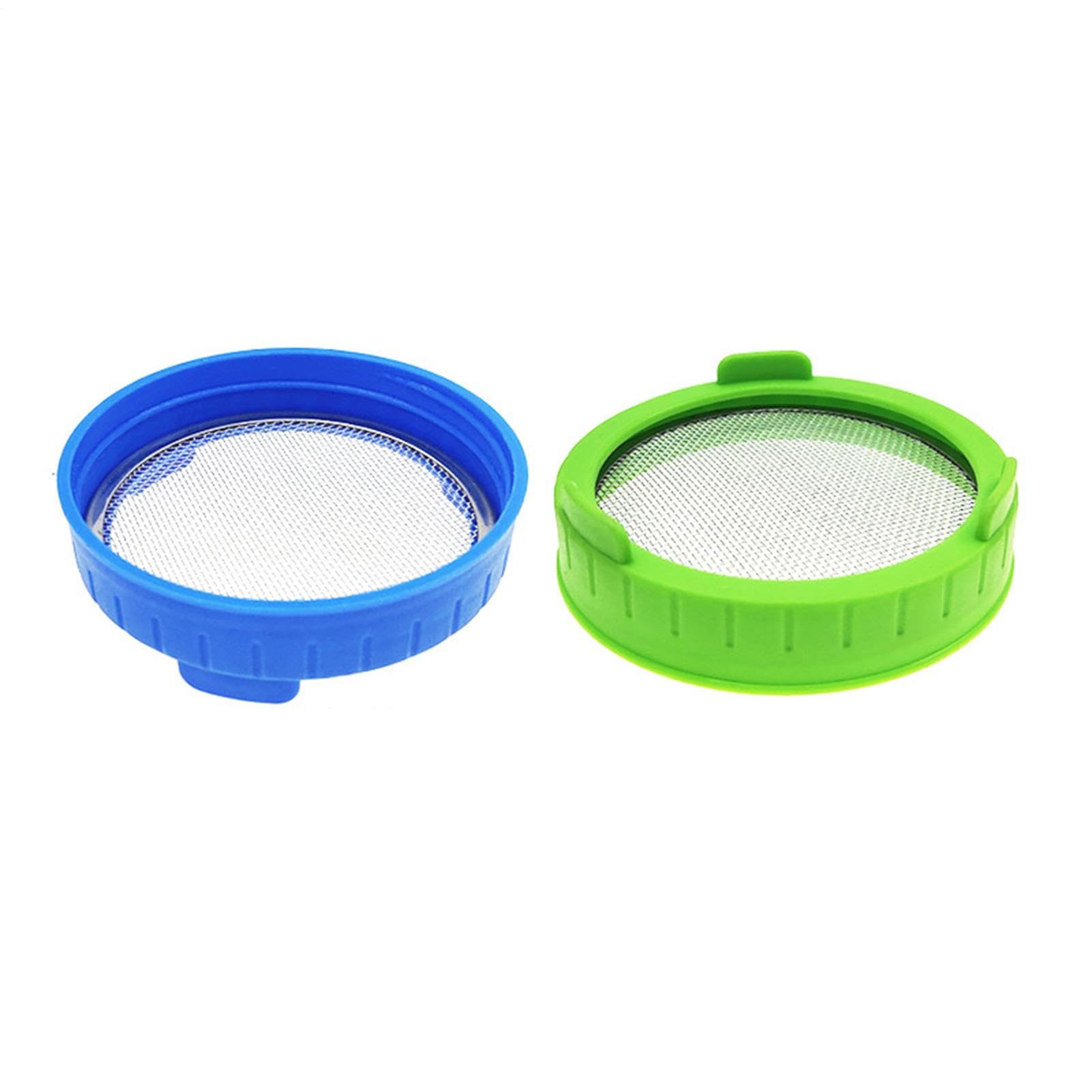 Générique Kit De Pots De Germination – Ensemble De Germoirs De en Acier | Inoxydable | Quart À Large Bouche, Couvercles Et Supports De Germination De Cuisine, Ensemble De Germoirs De, Pot FR