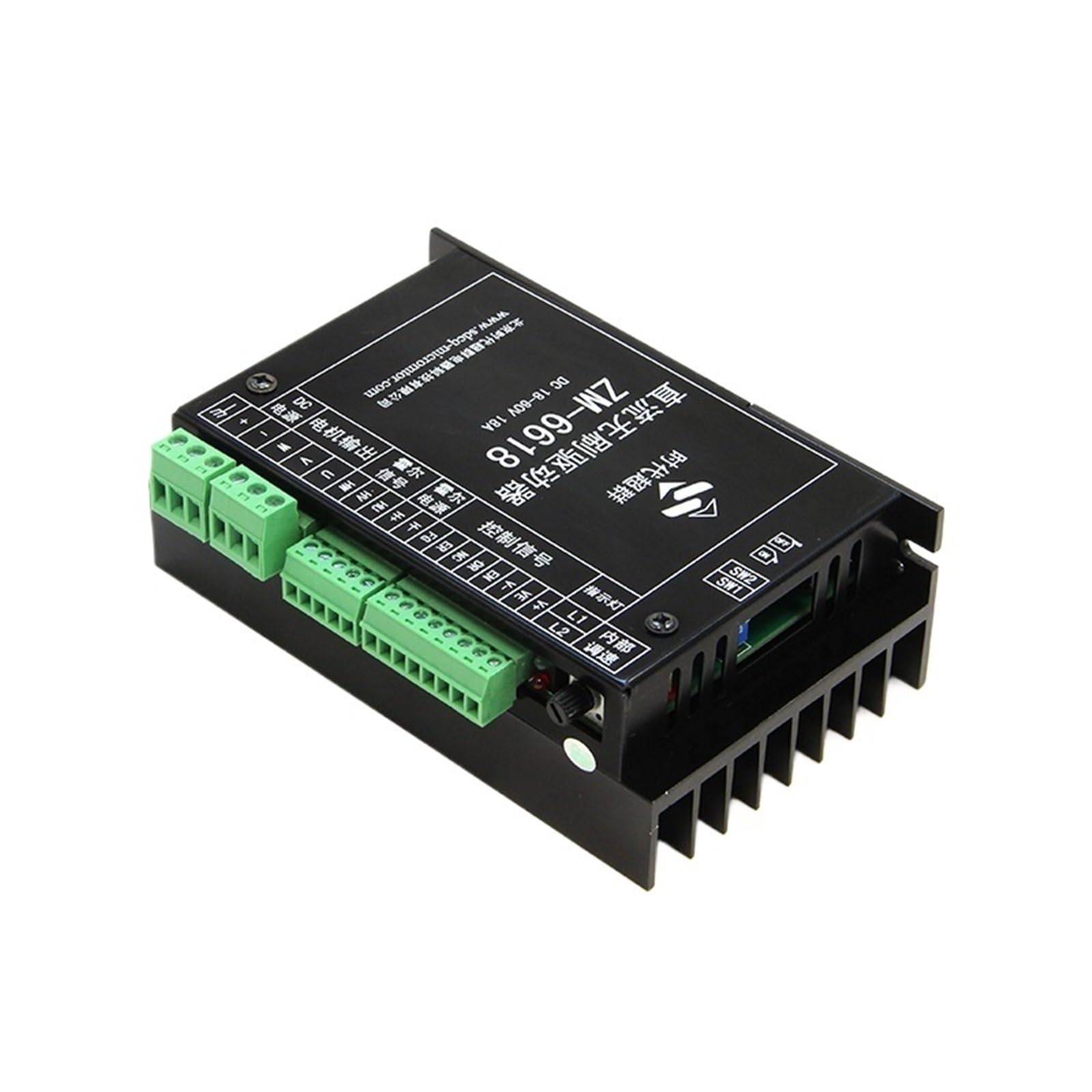 Nhestygbt One Color 18V-60V 15A Motor Driver Brushless Speed Controller Zm-6618 For Below 900W Bldc Motor