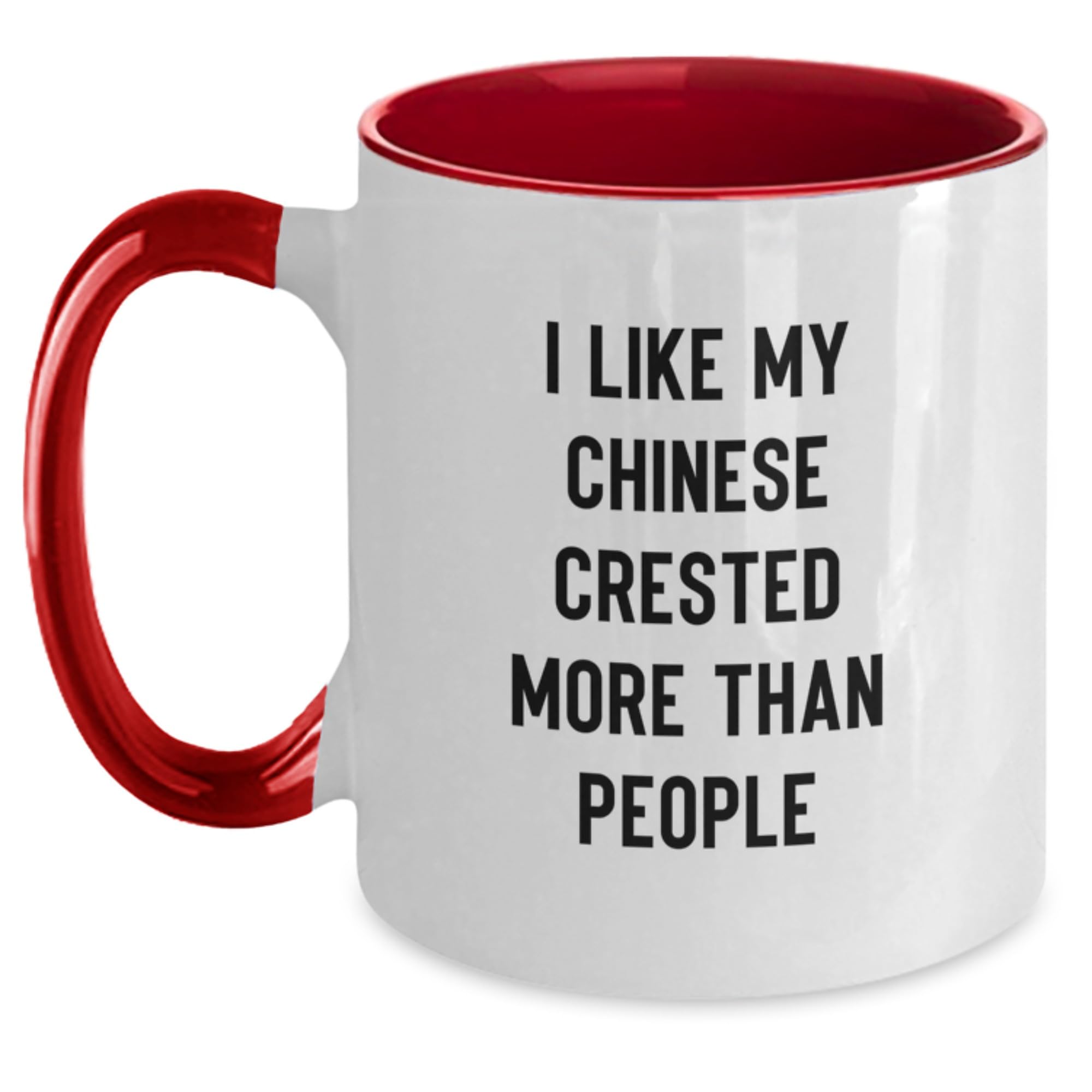 Funny Chinese Crested Dog Lover Gifts — funny ceramic mug from ShopProudGifts