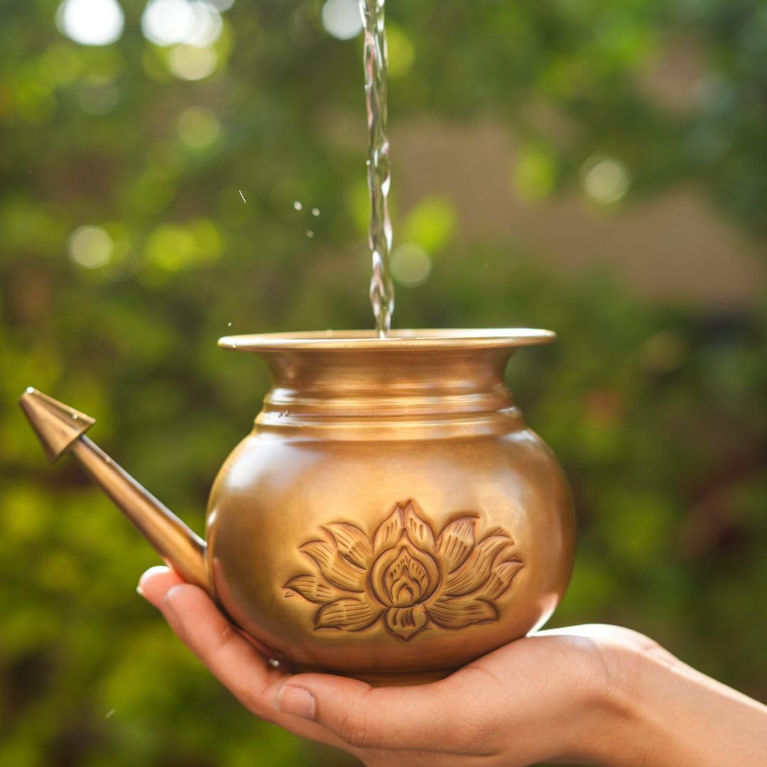 RITUALISTIC Jal Neti Pot for Nasal Cleansing, Sinus Care, Morning Wellness Ritual-image-30