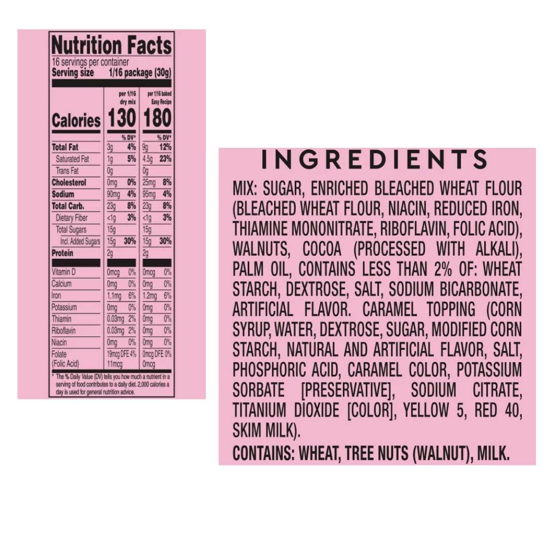 Duncan Hines Dolly Parton’s Caramel Turtle and Fabulously Fudgy Brownie