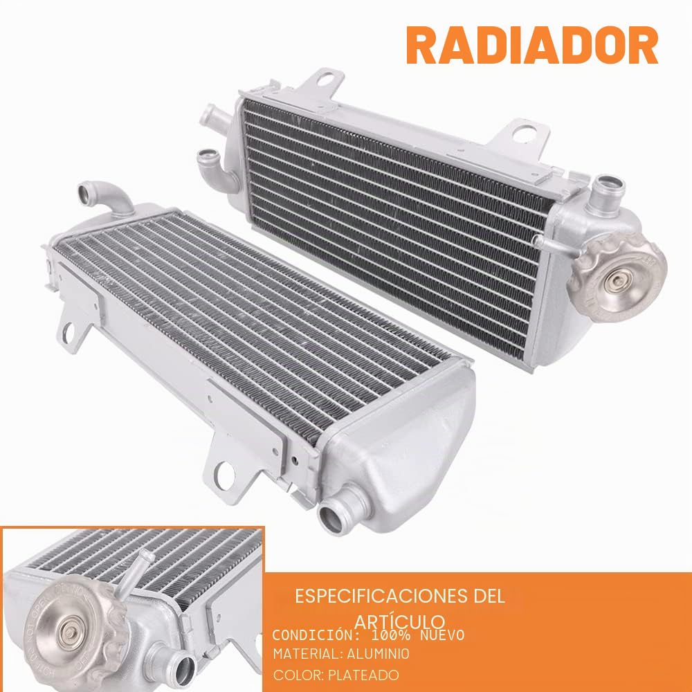 AnXin Moto Radiador Doble Radiadores de Aluminio para EXC XC-W 250 300 350 450 500 SX SX-F Factory Editon EXC-F XC XC-F XC-W 2016 2017 2018 Motocicleta