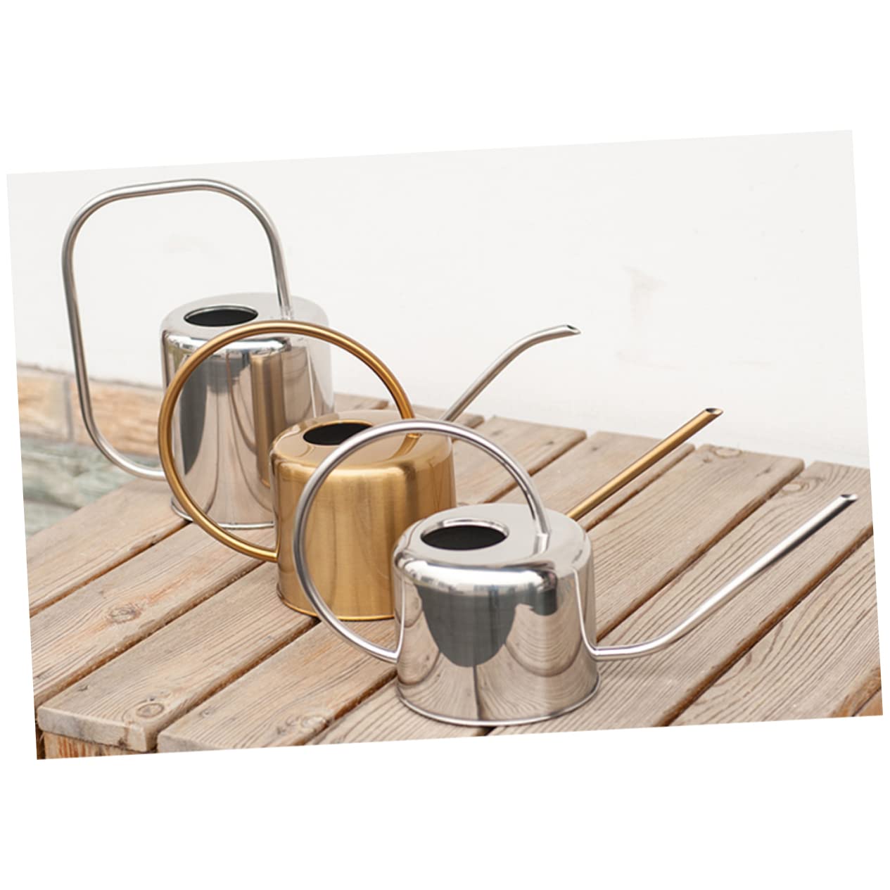 POPETPOP 1pezzi Annaffiatoio Inossidabile Beccuccio Per Piante e Giardinaggio Strumento Vintage Per Irrigazione Ed Esterna
