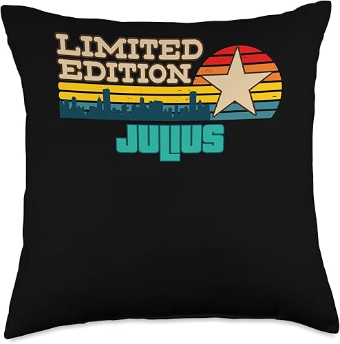 Limited Edition Marlo Retro Radio Cassette Name Throw Pillow