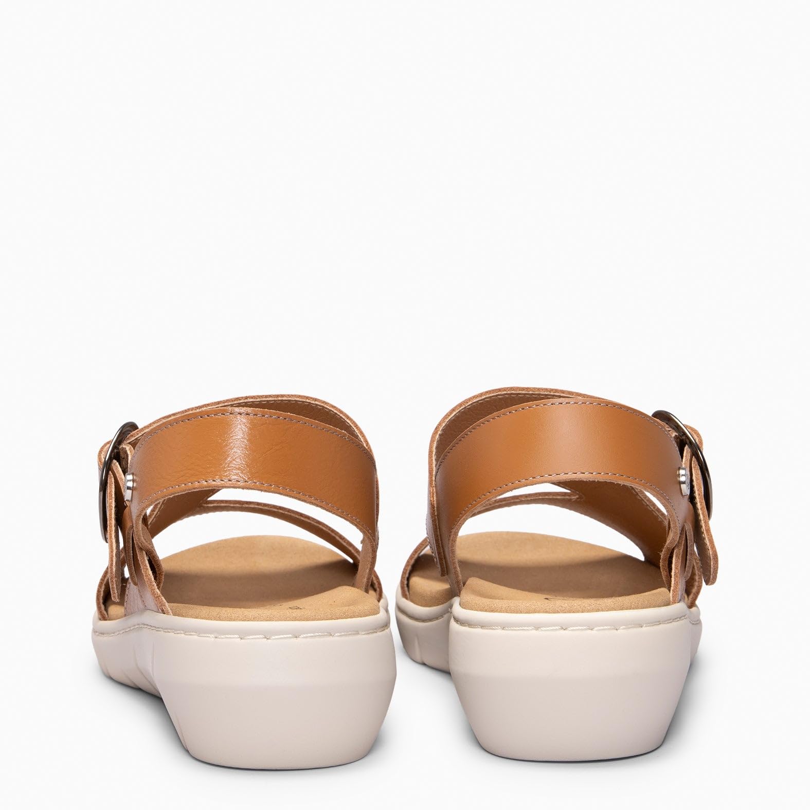 miMaO. Sandalias con Plantilla extraíble de Piel para Mujer. Diseñado y Fabricado en España