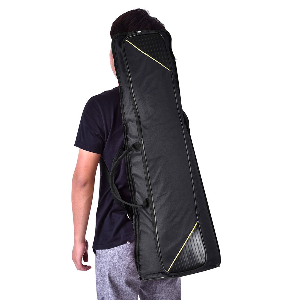 Dilwe Borsa per Trombone, Portatile Alto/Tenore, Tessuto Oxford Impermeabile, 2 Scomparti Separati, Nero