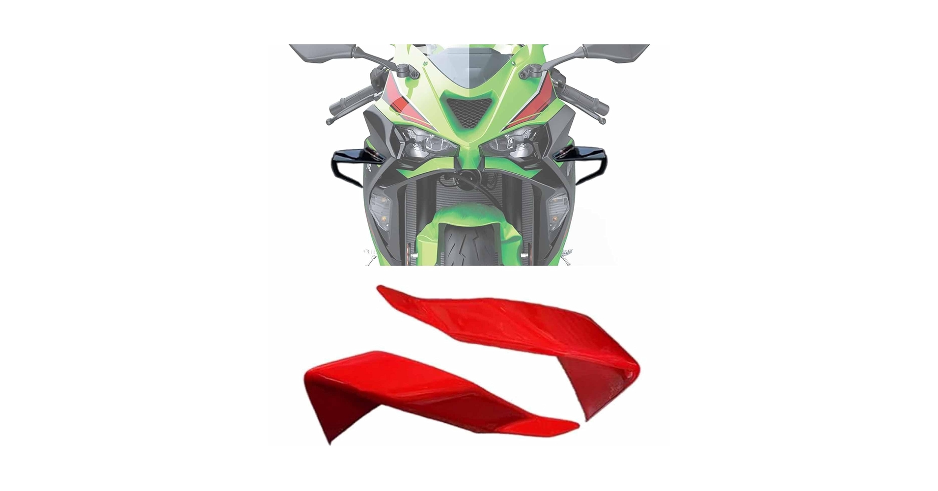 キャンディストリッパー　ANGEL WING RUNNER PACK Amazon.com: for ZX-6R ZX 6R zx6r 2025 Motorcycle Wing Side