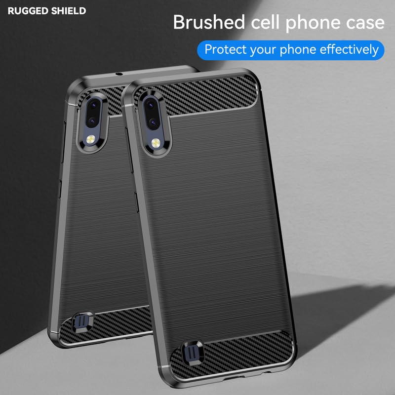 Image of Hybrid Carbon Fiber Back Case for Samsung Galaxy A10 /M10 (Black)