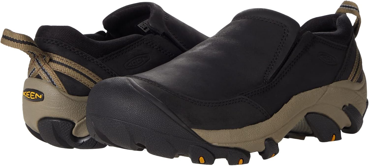 KEEN Women's Targhee 2 Slip On Hiking Mule, Black/Brindle, 5