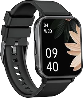 LIGE Smart Watch for Men Women Make Answer Calls,Fitness Tracker with 100+Sports Modes Heart Rate Sleep Monitor for Android iOS,1.83" Full Screen Smartwatch IP68 Waterproof Music Control Black