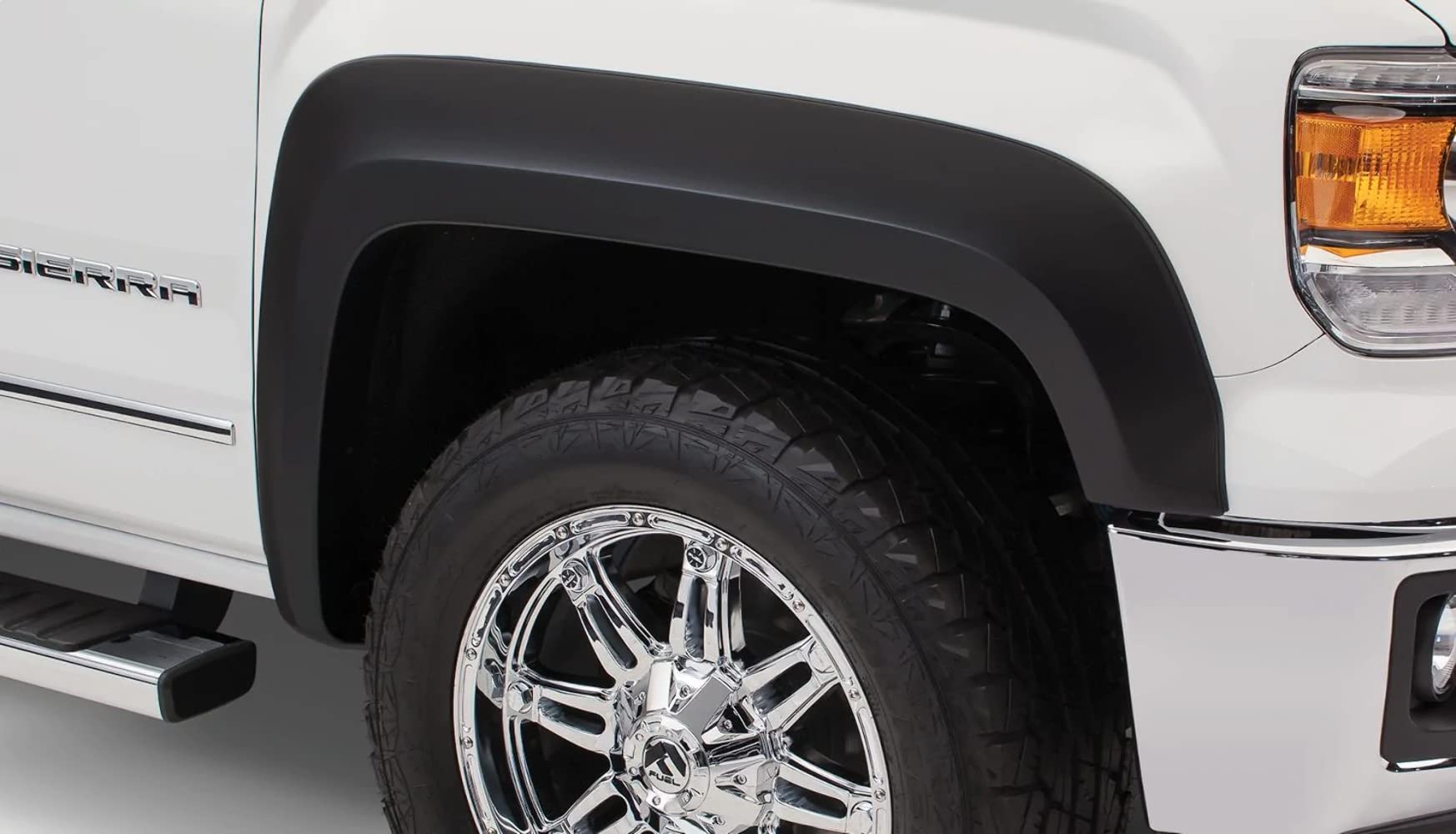 Photo 1 of Bushwacker Extend-A-Fender Extended Front & Rear Fender Flares | 4-Piece Set, Black, Smooth Finish | 40981-02 | Fits 2019-2023 GMC Sierra 1500 w/ 5.8' Bed Extend-A-Fender Flares Smooth Black