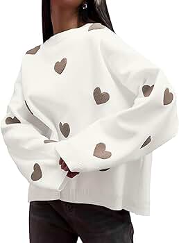 トップス Heart loose knit andmary ANDMARY】Heart loose knit