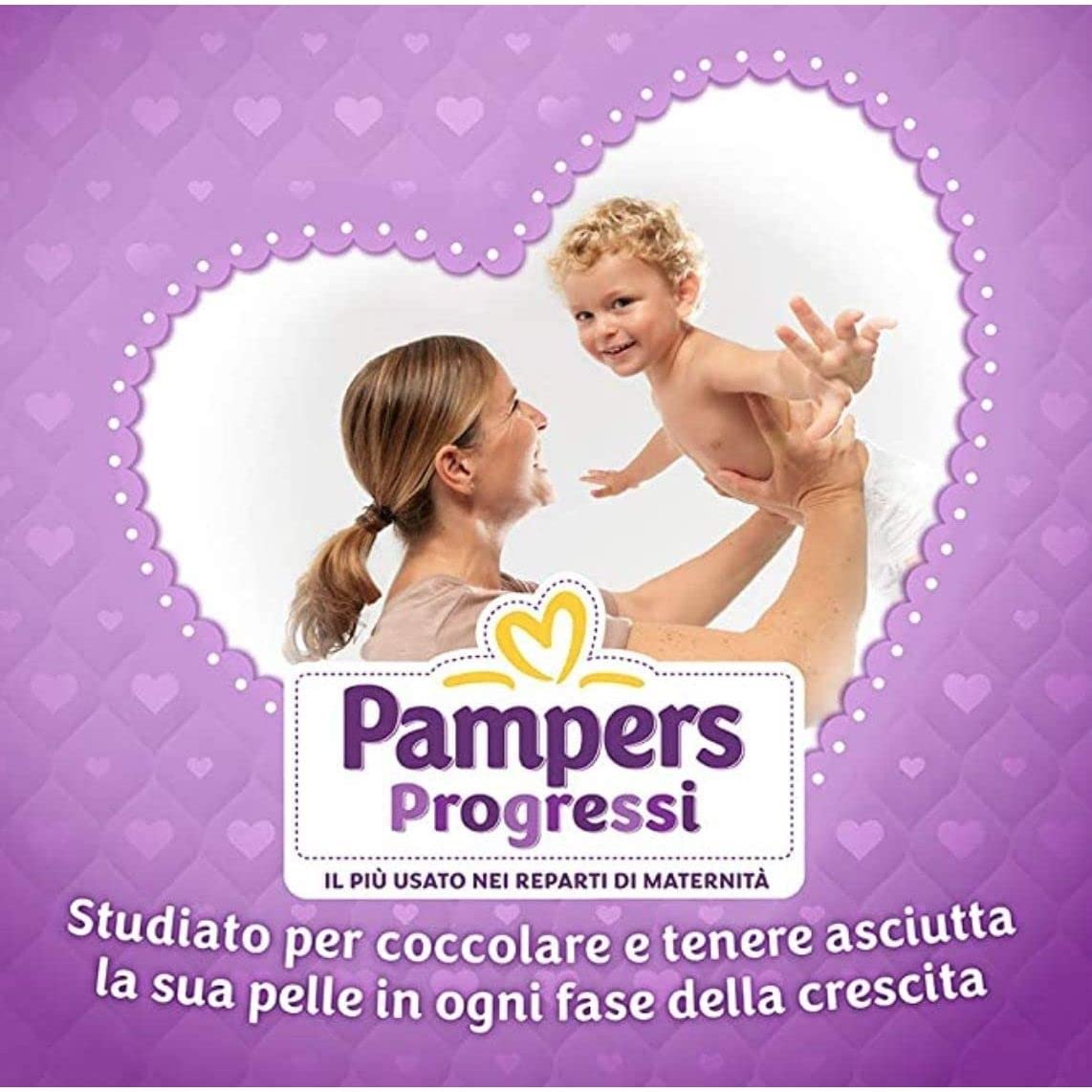 PAMPERS PROGRESSI TG 5, QUADRIPACK JUNIOR 11-25 Kg, 72 PZ