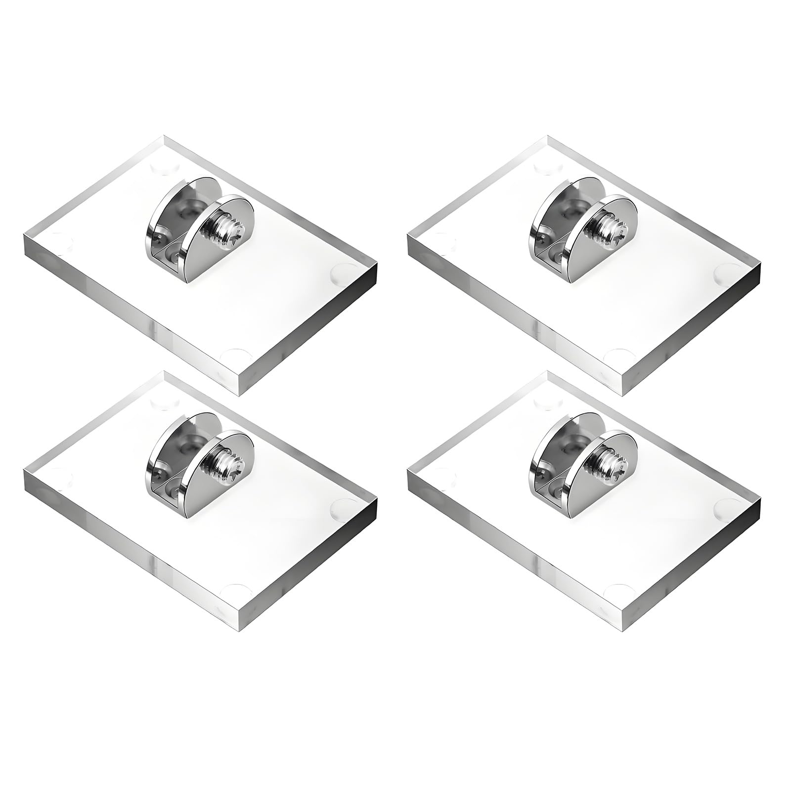 Kaeltsyn 4Pcs Customizable Acrylic Card Display Frames Rack for Storing and Protecting Valuable Memorabilias Stand