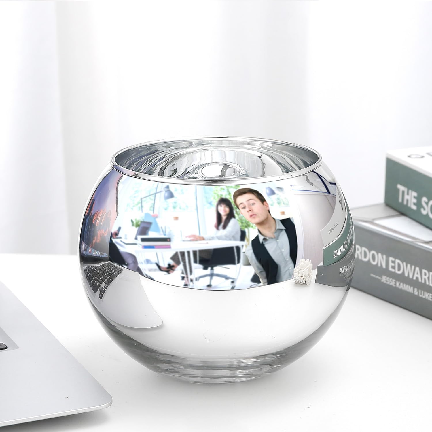 SNDEC Office Desk Accessories, 4.2'' Cubicle Mirror to See