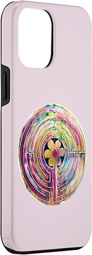 Miniatura 3 de Funda para iPhone 12 Pro Max Watercolor Labyrinth Chartres Cathedral Maze Case