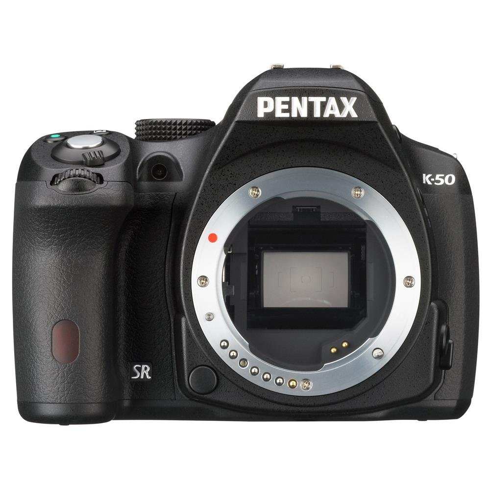 PENTAX K−50 K-50 BLACK Pentax K-50 DSLR Camera Body Only - Black (16MP, CMOS APS-C Sensor