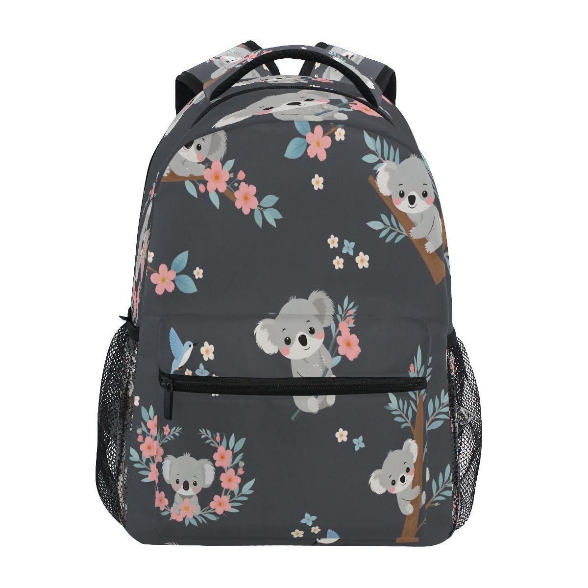 School Backpacks Flower Horse Student Backpack Big For Girls Kids Elementary School Shoulder Bag Bookbag