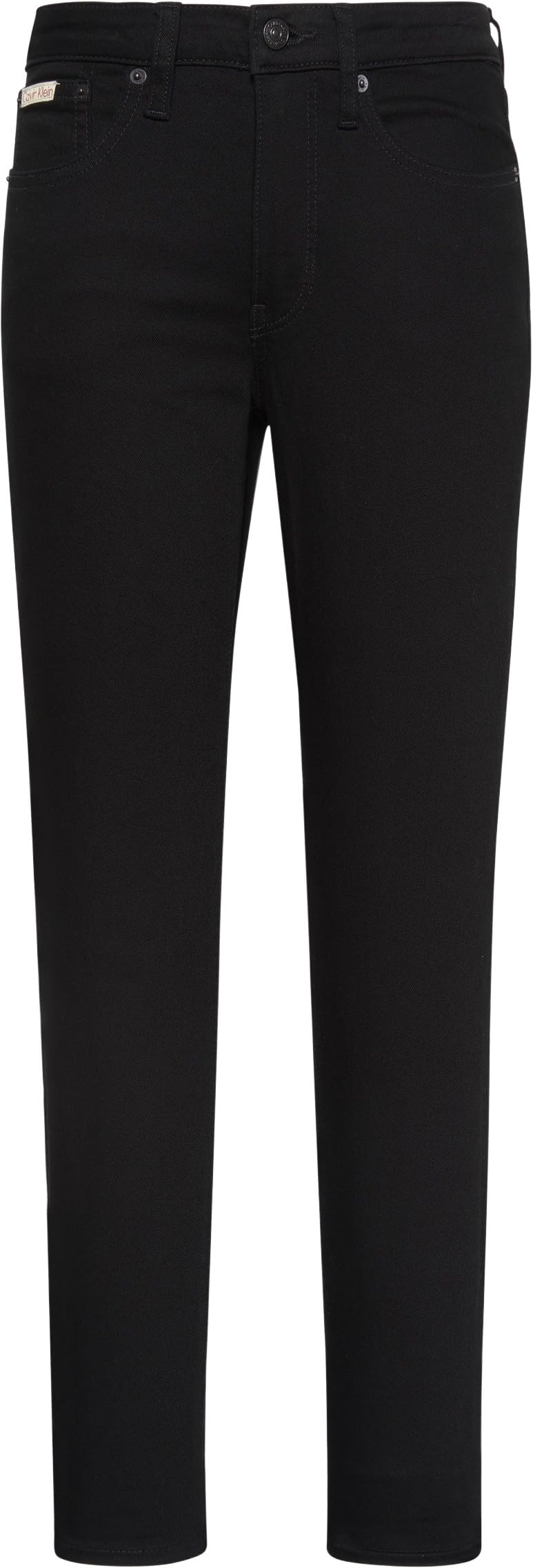 Calvin Klein Vaqueros Mujer Skinny Classic Black Talle Medio