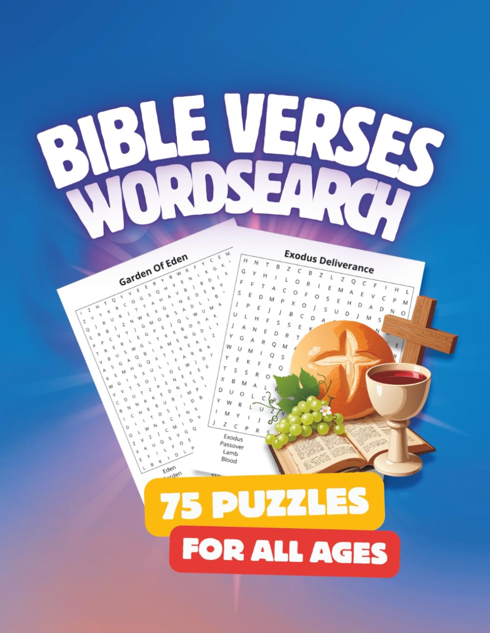 Bible Verses Word Search: 75 Scripture-Inspired Puzzles to Reflect, Relax, and Renew Your Faith