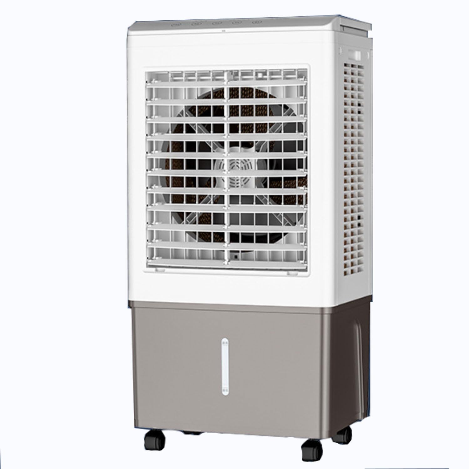 YIYHFKM Swamp Cooler Air Conditioner Portable Evaporative Air Cooler Cooling Fan for Room Garage Patio 17/40/50LWater Tank 3Speeds 90° Oscillating 12H Timer Remote Evaporative Air Cooler Grey