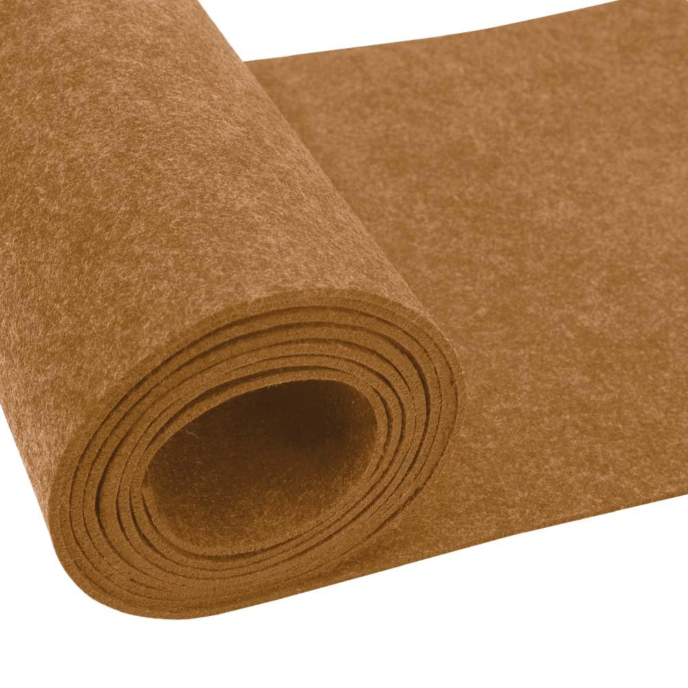 Yuragim Rollo De Fieltro Negro – 40 Cm X 250 Cm X 3 Mm, Tela De Poliéster Para Manualidades, Costura, Patchwork Y Decoración