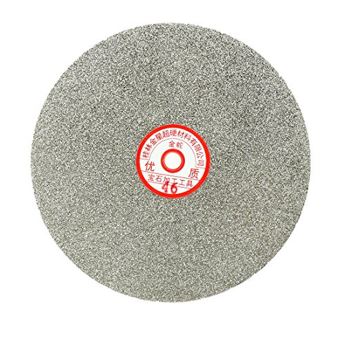 Aexit 200mm 8-inch Abrasive Wheels & Discs Grit 46 Diamond Coated Flat Lap Disk Wheel Grinding Surface Grinding Wheels Sanding Disc