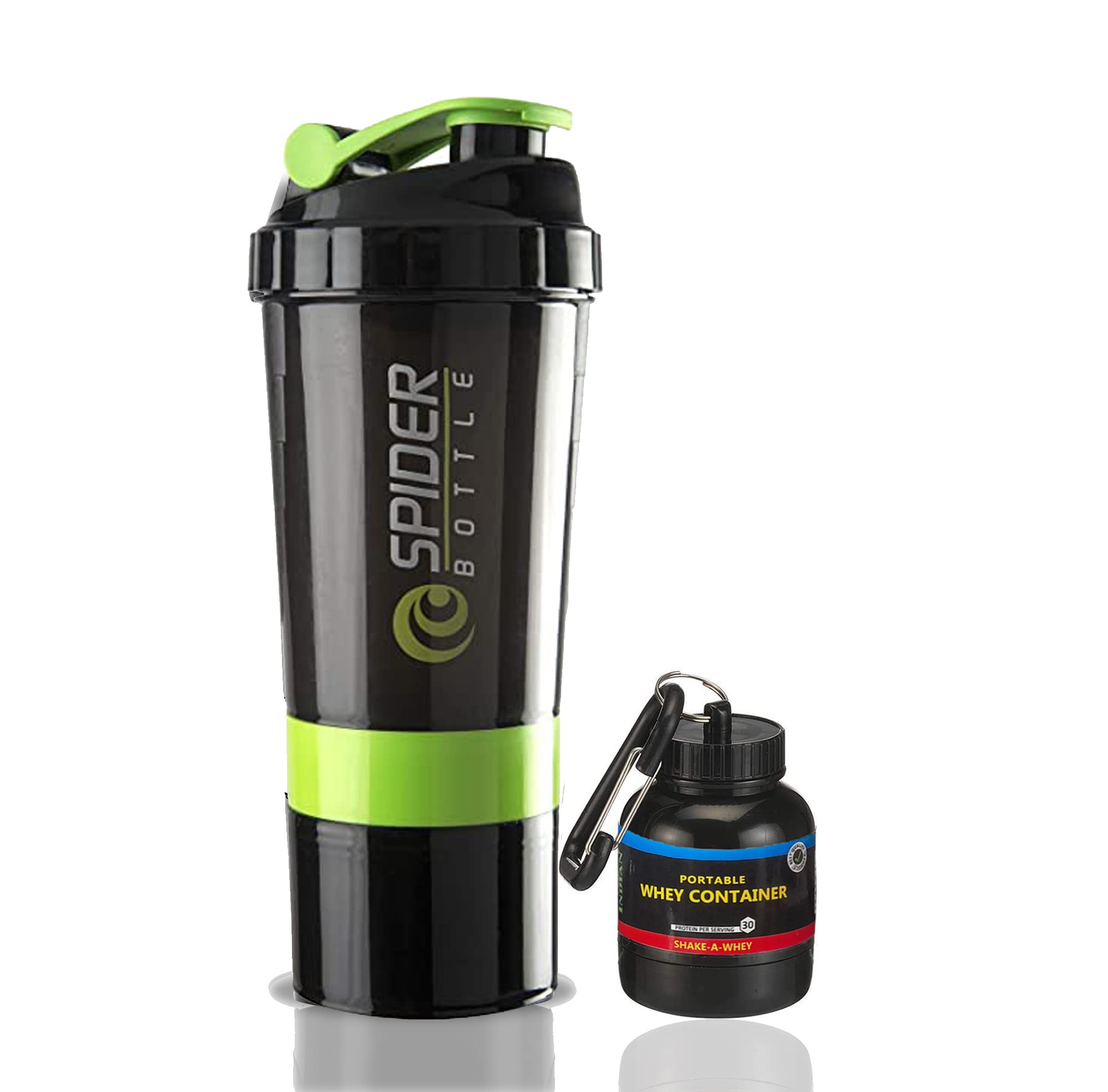 TRUE INDIAN Gym Shaker Bottle With Protein carry box for Protein Gym Shaker Bottle, Cyclone Shaker, Gym Shaker Bottle, BPA-Free Material Shaker Bottle (Green) (B09W32JY6X) Amazon Price History, Amazon Price Tracker
