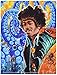 Hendrix Jimi Sea, Officially Licensed Original Artwork, 3.75" x 5"- Sticker Decal Etichetta