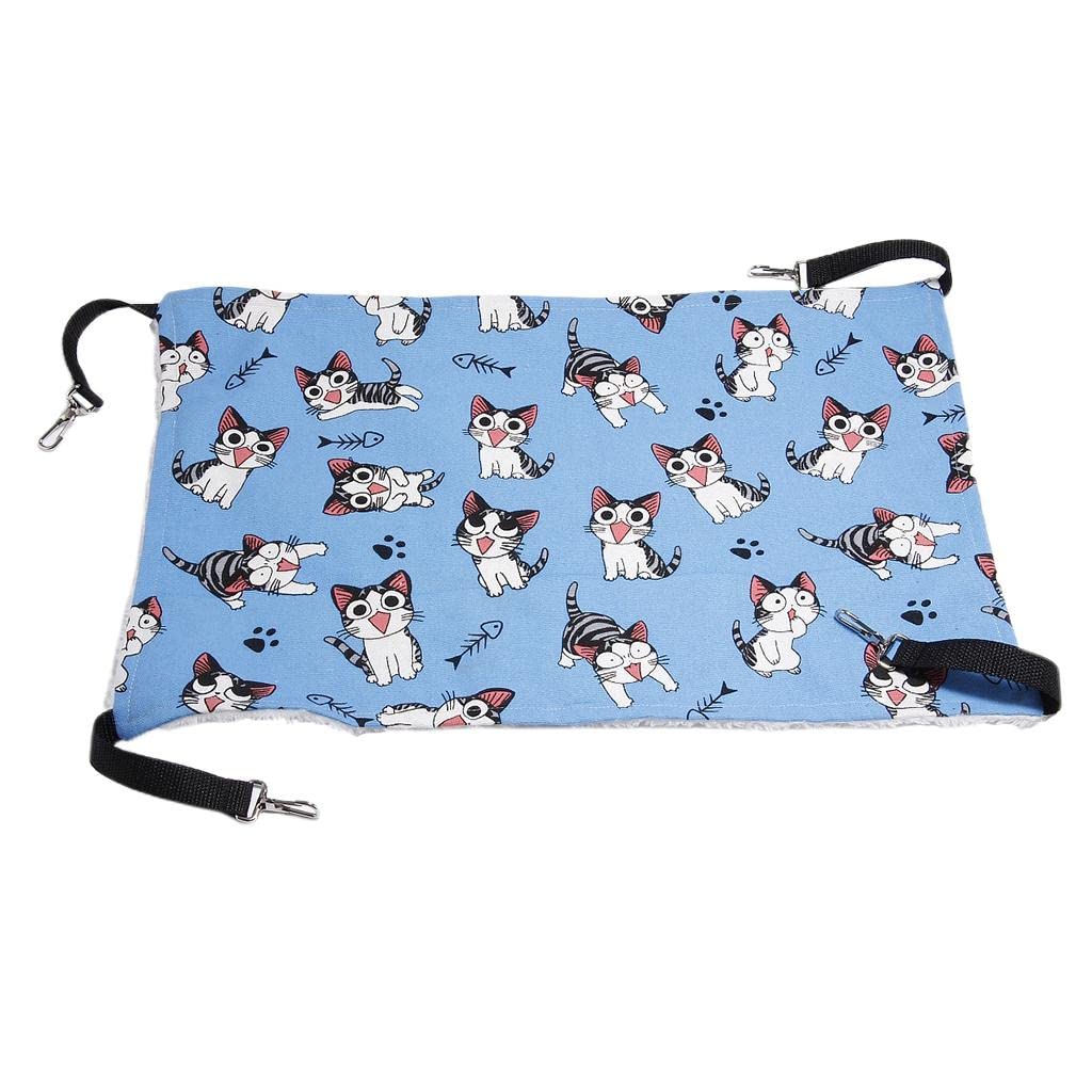 Alpha   tech  Breathable Double-Sided Soft  Pet  Bed Hanging Cat Hammock Bed with Strap M