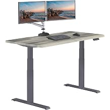Vari ComfortEdge Electric Standing Desk 60x30 Driftwood/Black