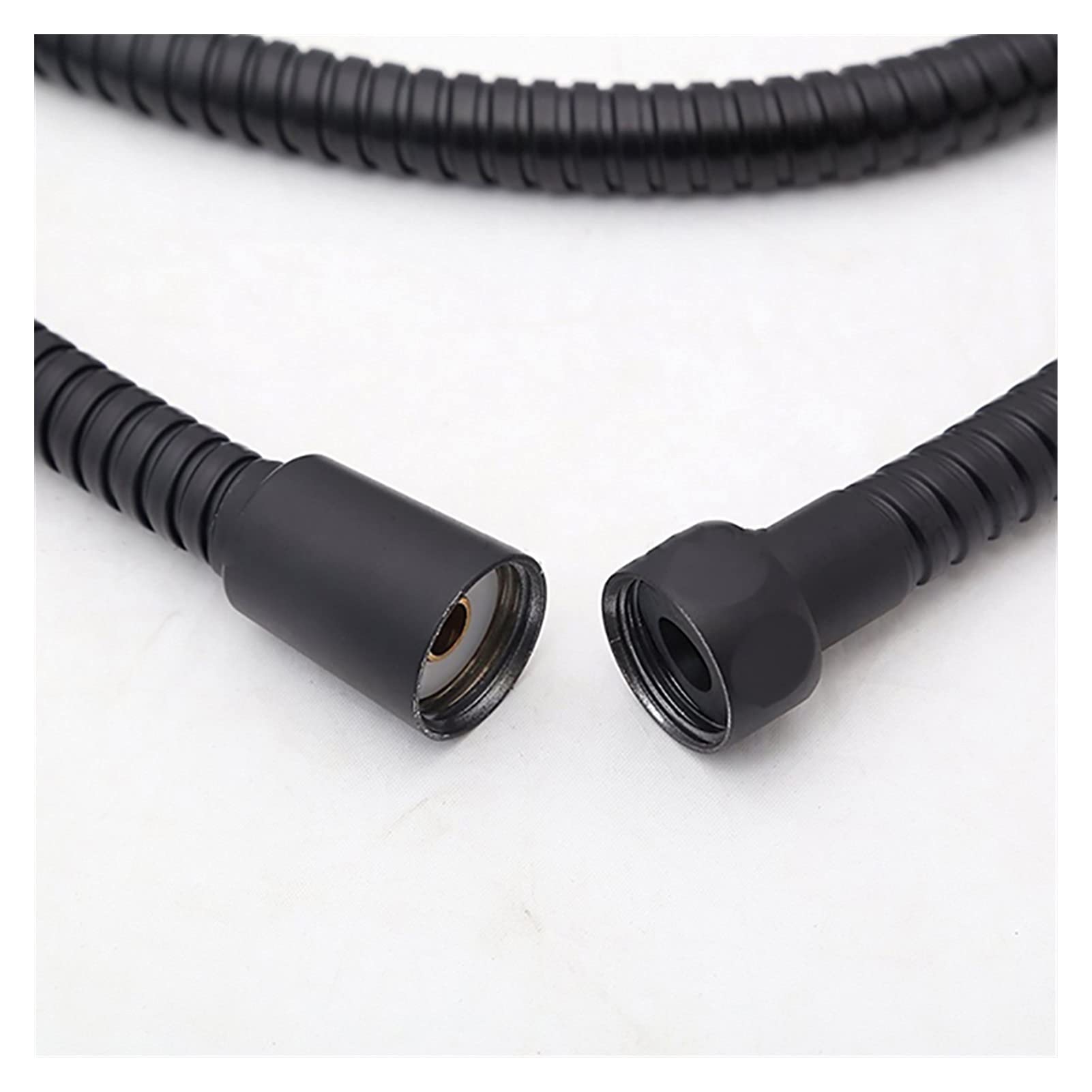Tuyaux de plomberie, Tuyau de Chauffe-Eau, Tuyau de Douche Flexible, Tuyau de Douche Noir 150 cm Tube de Douche en Acier Inoxydable Flexible Tuyau de Salle de Bain doré plomberie Brillant