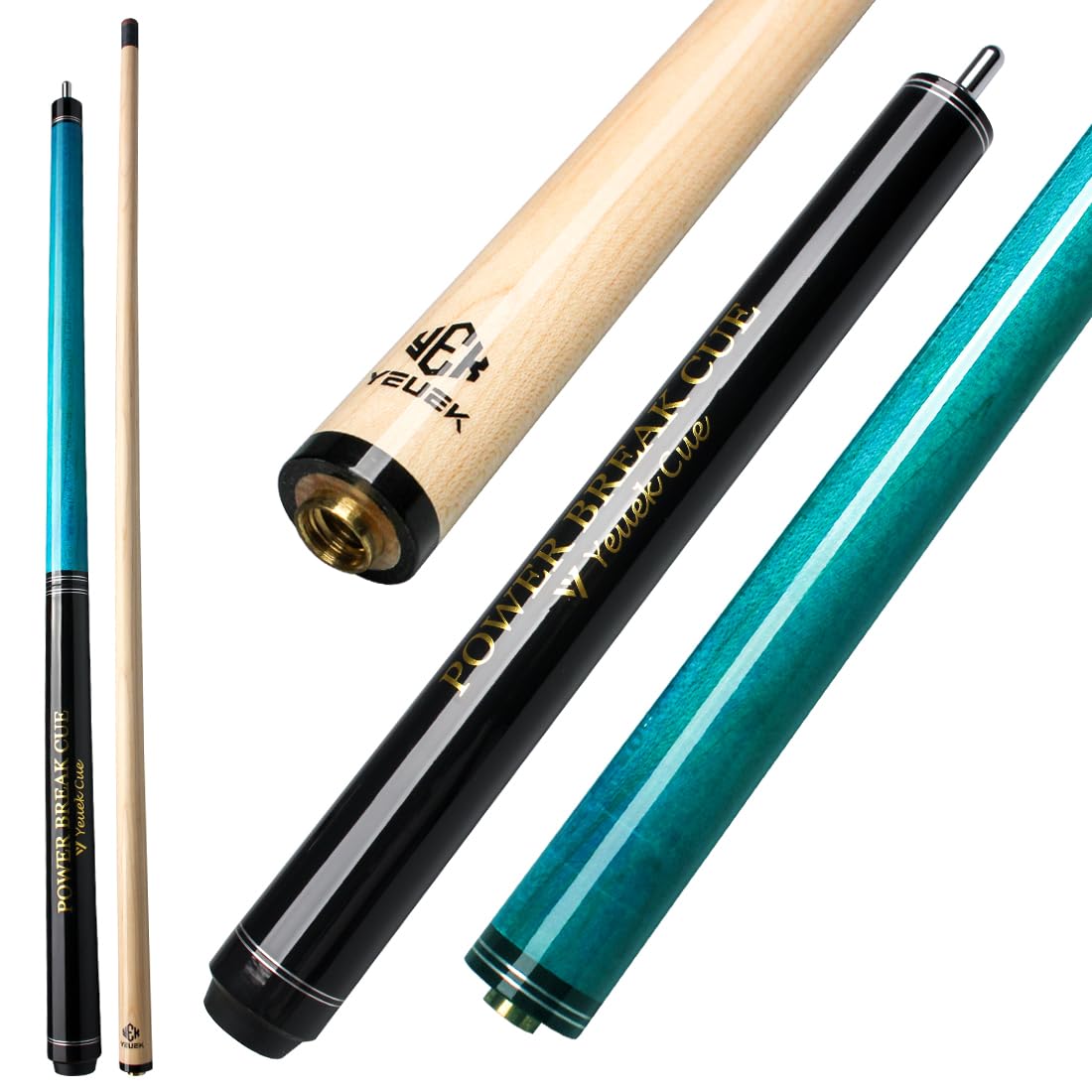 Queue de billard 652 g pointe bakélite lot de 3 pour des sauts sans effort - 8