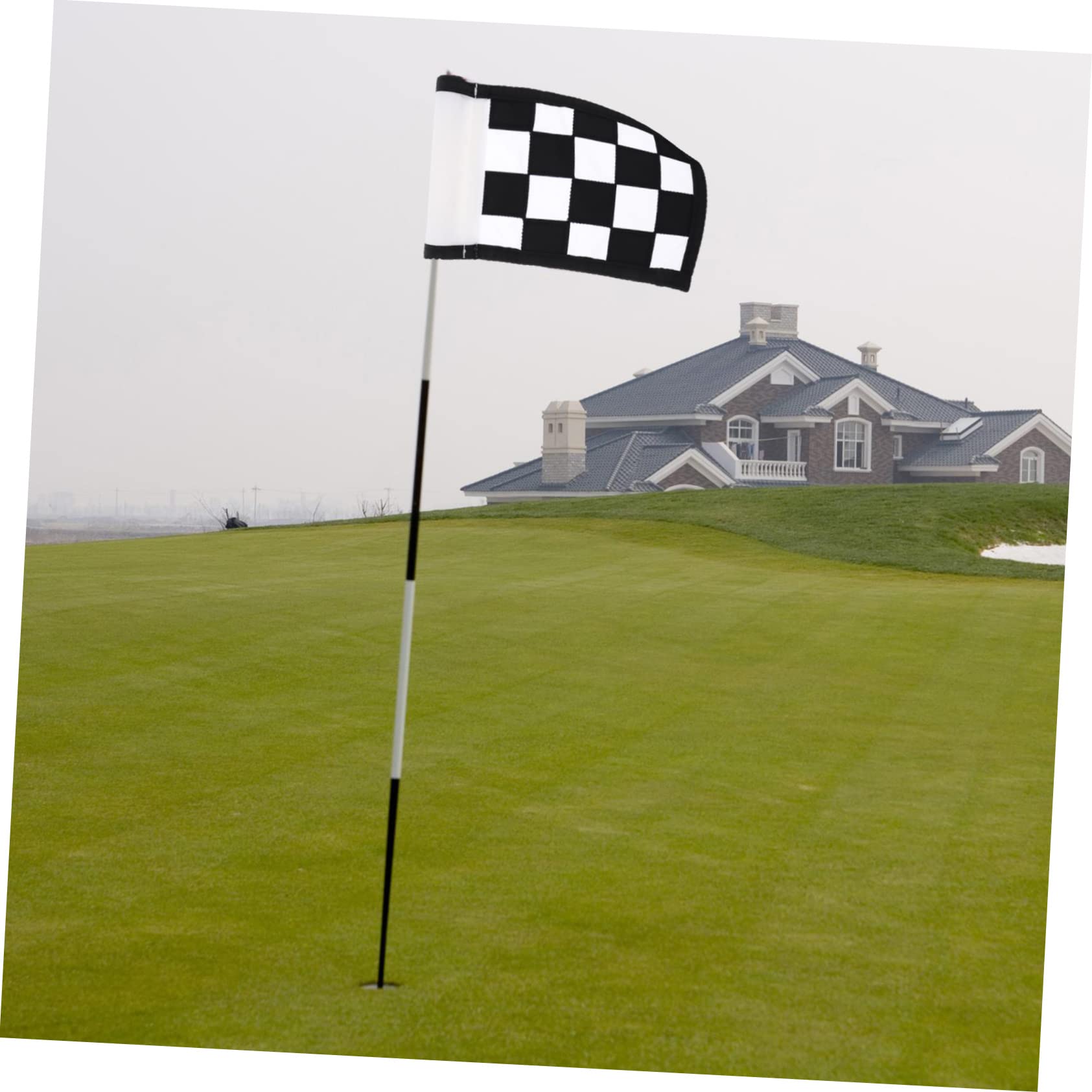 SUPVOX Golf Flagpole Practical Golf Pin Flag Training Golf Flag Grid High Performance Accuracy