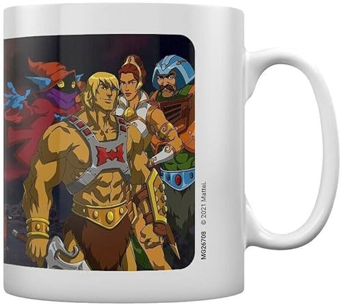 Masters of The Universe Characters Revelation - Taza de café de cerámica de 11 onzas10.7 fl oz, apta para lavavajillas y microondas, mercancía