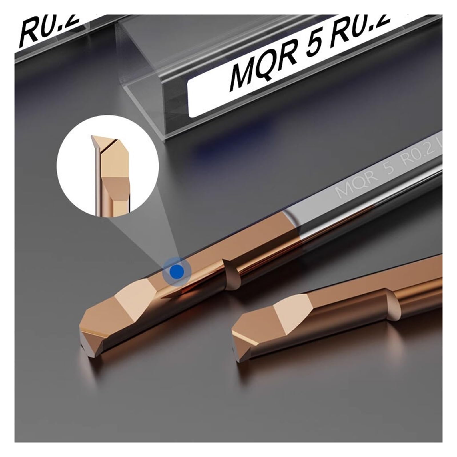 Strumento di alesatura a foro piccolo Fresa in carburo MTR MUR Utensili per tornio a foro piccolo, mini utensile per foratura, per acciaio, 1 pezzo (MUR 8R0.2 L30)