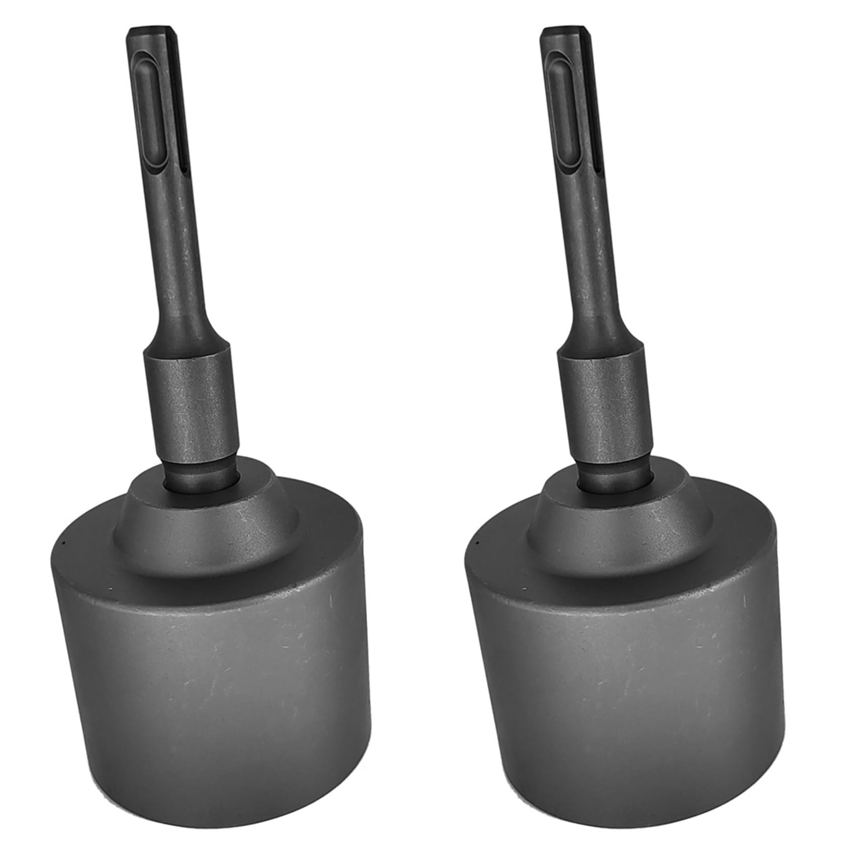 Jnchdghwa As Shown 2X Sds Plus T-Post Ground Rod Driver, 65Mm Drill Bit Driver,Hammer Drill Rod Converter