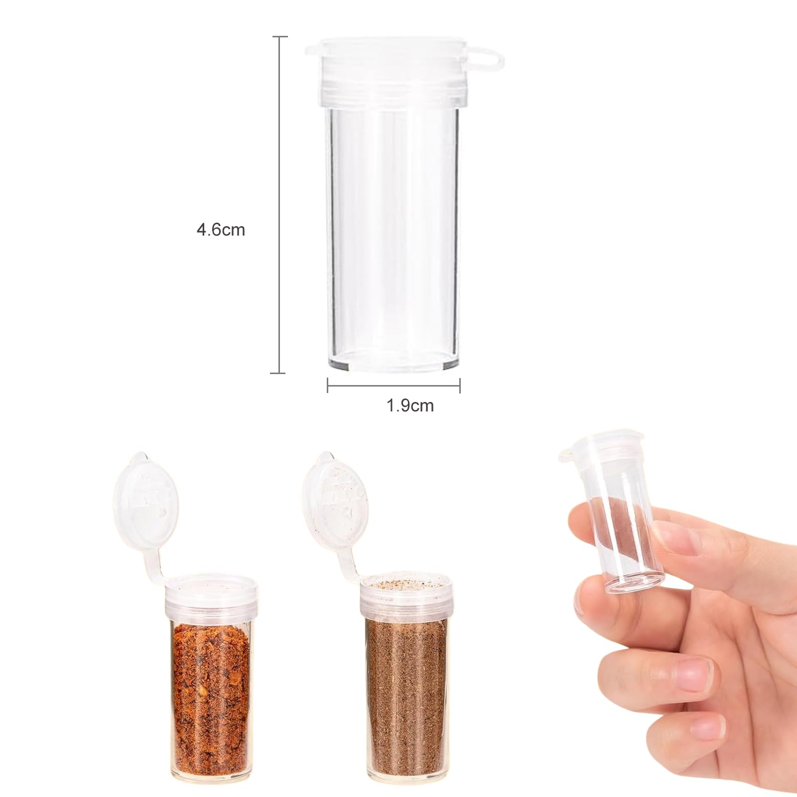 Coperchio Dosatore Regolabile Per Barattoli Just Spices - Versatore Per Spezie Con 3 Aperture, Ideale Per Cucina, Campeggio, Giardino