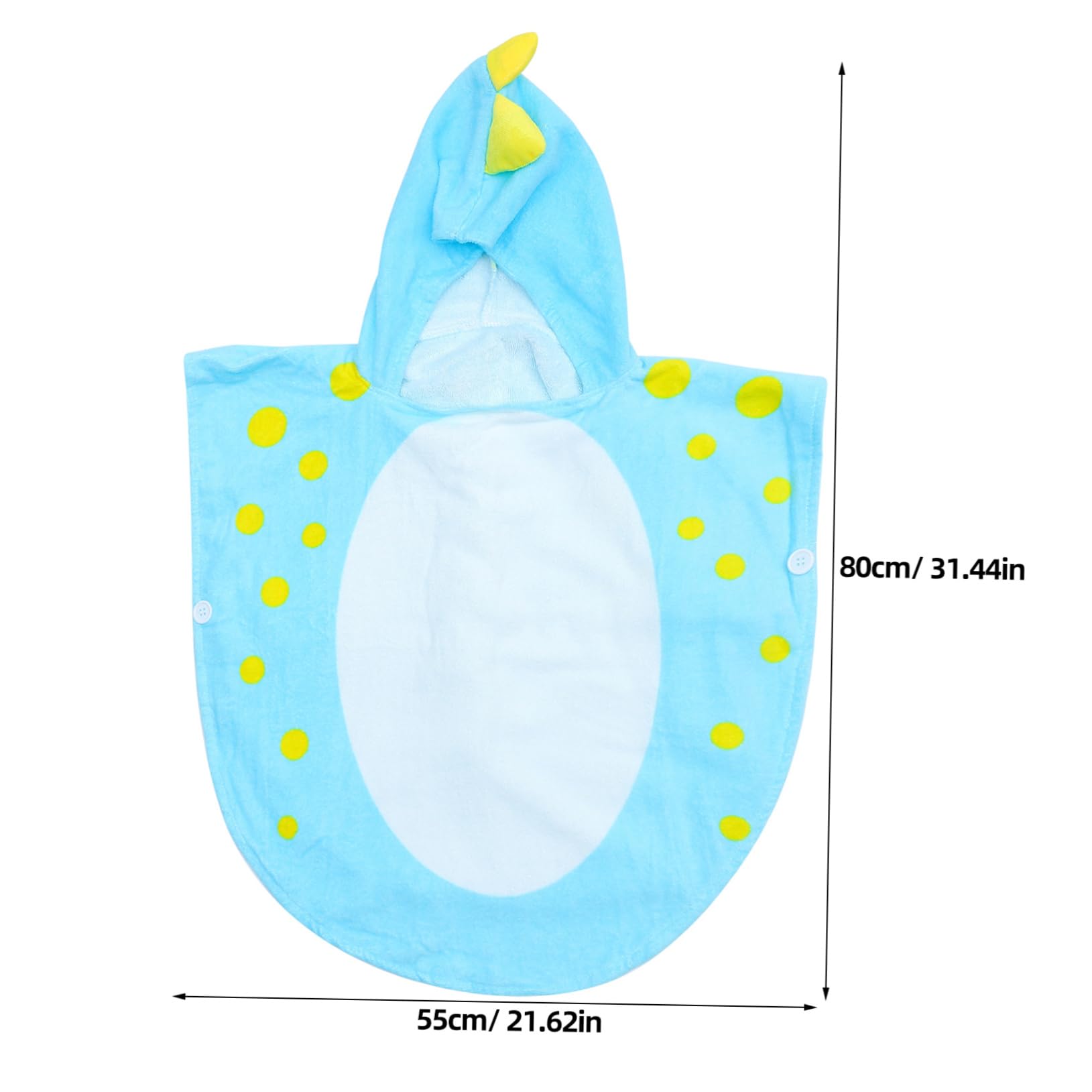 SUPVOX Dinosaur Hooded Bath Towel Toddler Bathrobe Absorbent and Shower Towel
