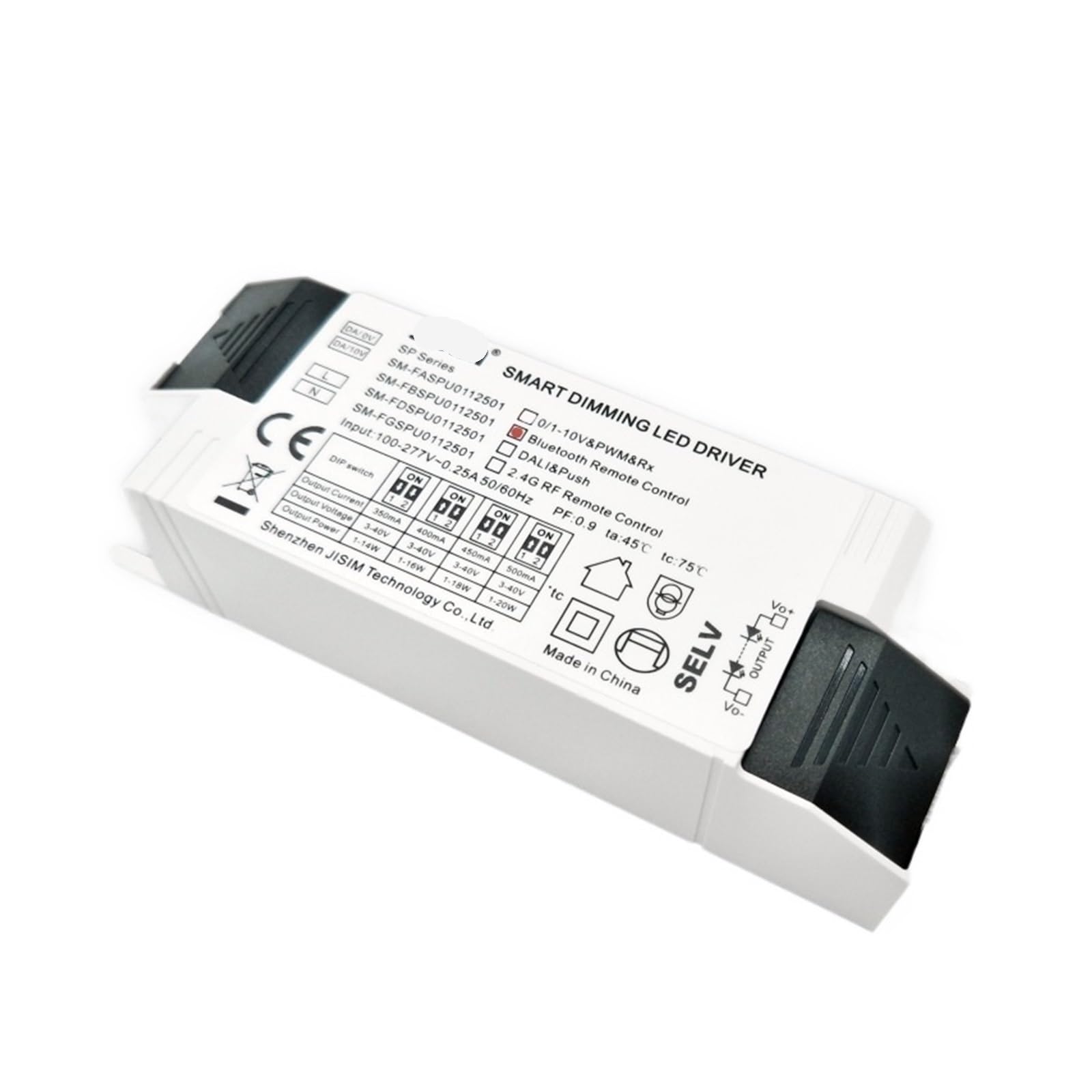 Alimentation à intensité variable 450mA transformateur LED connectable