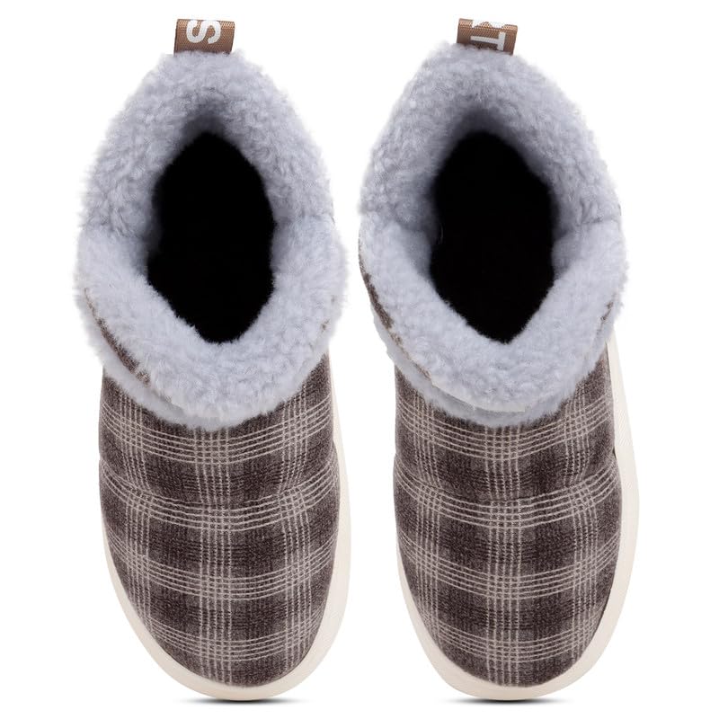 CASSIEY Latest Comfortable Fur Warm Indoor/Outdoor Winter Snow Shoes/Boot | Slip on Fur Shoes/Slipper For Women's And Girl's 3 61z147nWK1L