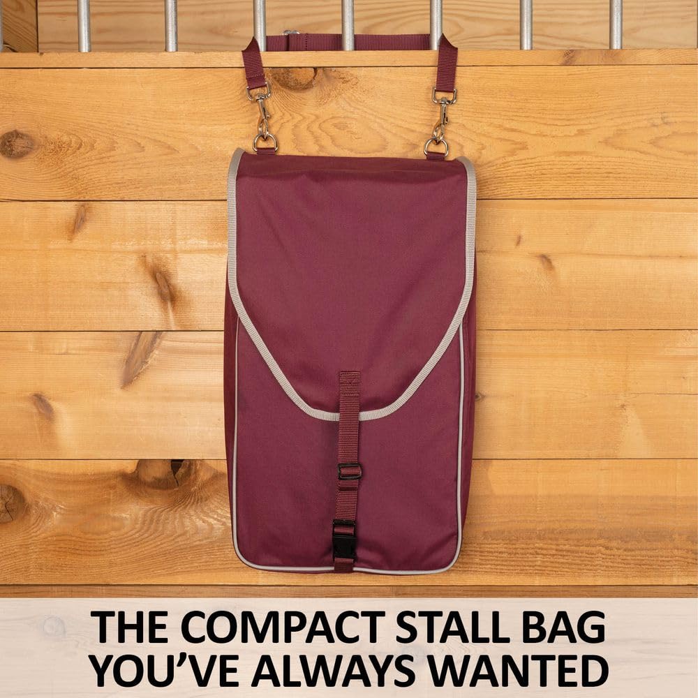 Schneiders Supreme Stall Front Small Horsewear Bag II | Durable 600D Polyester | Teflon Coated | Portable & Easy to Hang | Secure Closure | Color Black