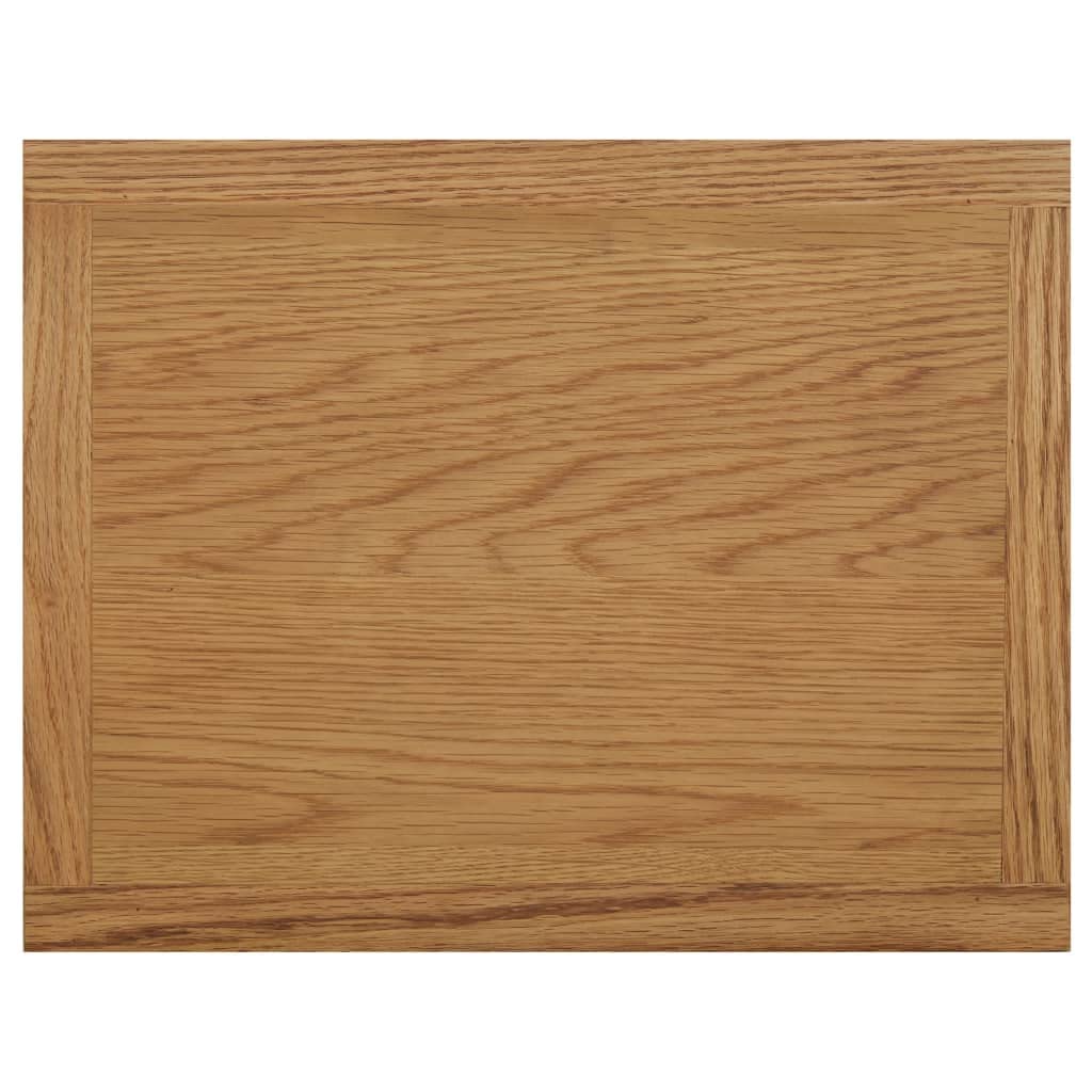 Tavolino con Portariviste,Tavolo Decorativo,Comodino,Con Ripiani,Adatto Per Soggiorno, balcone, ufficio 45x35x55 cm Massello di Rovere